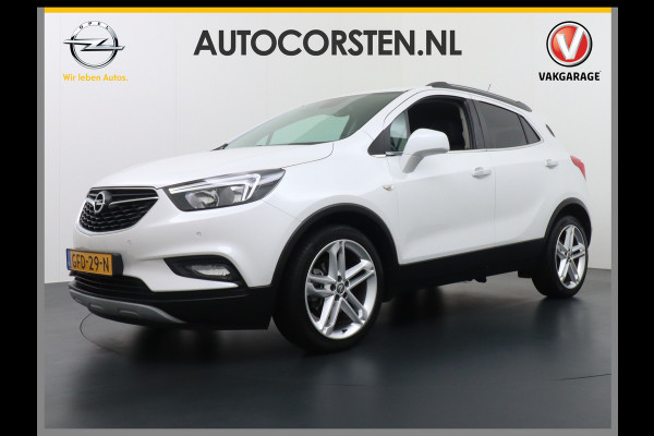 Opel Mokka X Gereserveerd T140PK Leder Navi Apple Carplay-Android Camera 19"LMV Ecc Led AGR-Stoelen+Verwarmd Bluetooth Cruise Control PDC Reg Stuurverwarming Start knop Elec. Ramen en Spiegels + inklp. Innovation Super Compleet!