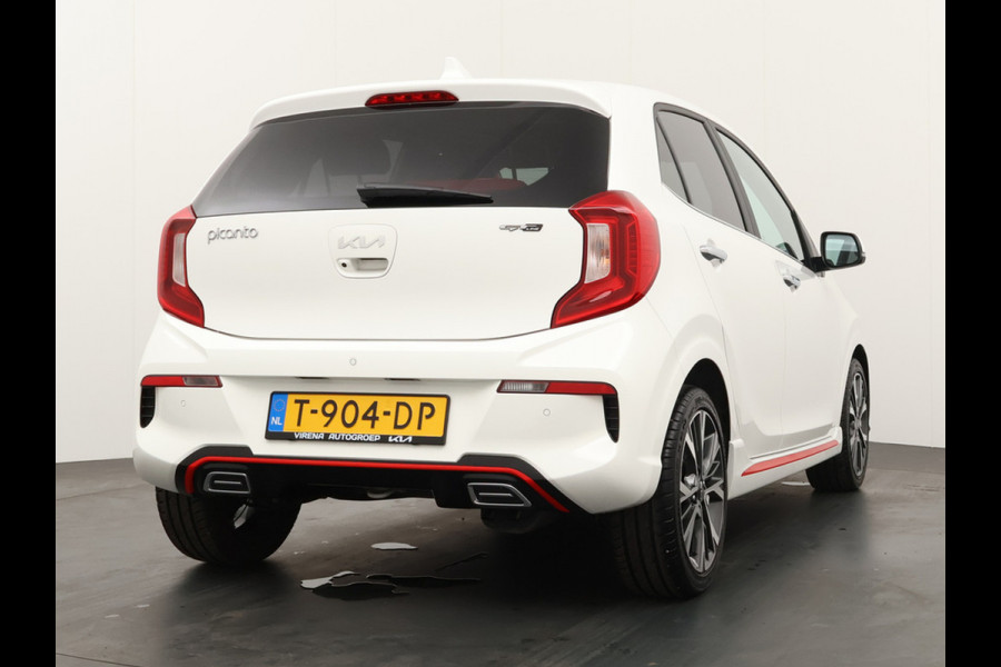 Kia Picanto 1.0 T-GDi GT-Line 5p 100PK - Cruise Control - Leder - Climate Control - Navigatie - Apple/Android Carplay - Fabrieksgarantie Tot 2030