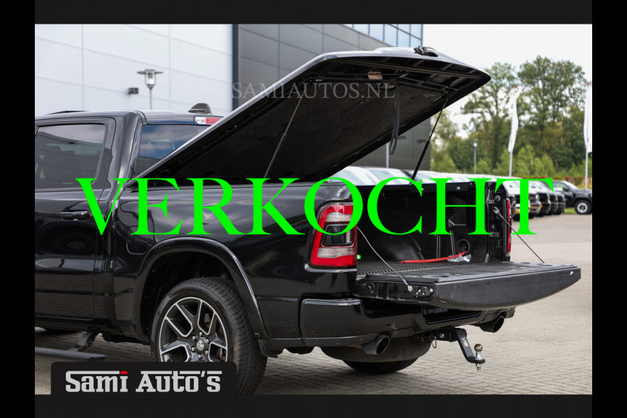 Dodge Ram 1500 SPORT BLACK APPEARANCE | 5.7 V8 HEMI 402PK | GROOT SCHEM | LUCHTVERING A | PANODAK | DUBBELE CABINE | DC | 5 PERSOONS | 4X4 | PICK UP GRIJSKENTEKEN |