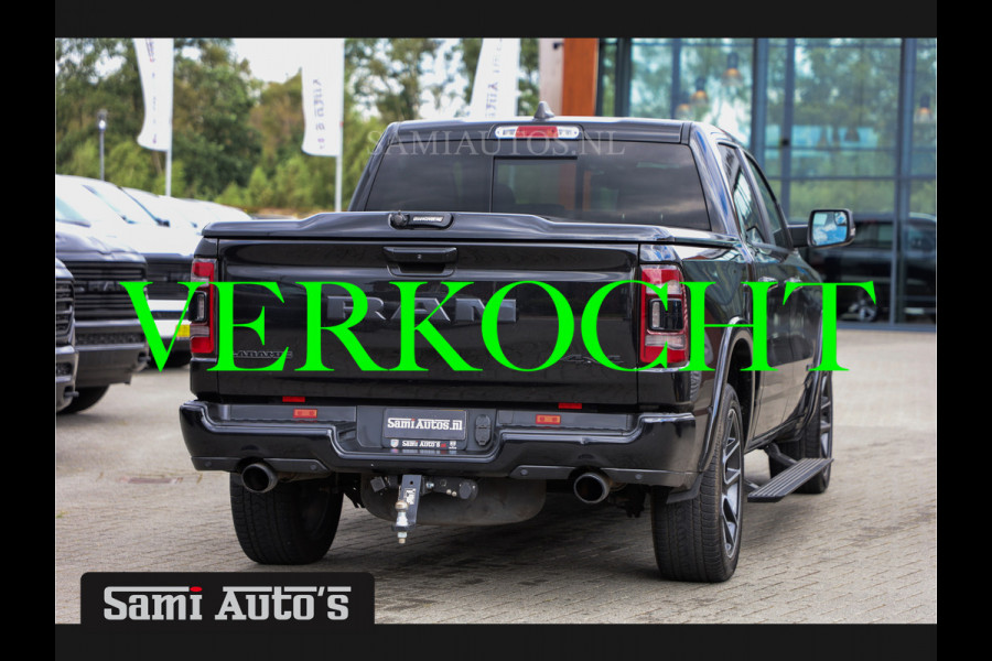 Dodge Ram 1500 SPORT BLACK APPEARANCE | 5.7 V8 HEMI 402PK | GROOT SCHEM | LUCHTVERING A | PANODAK | DUBBELE CABINE | DC | 5 PERSOONS | 4X4 | PICK UP GRIJSKENTEKEN |