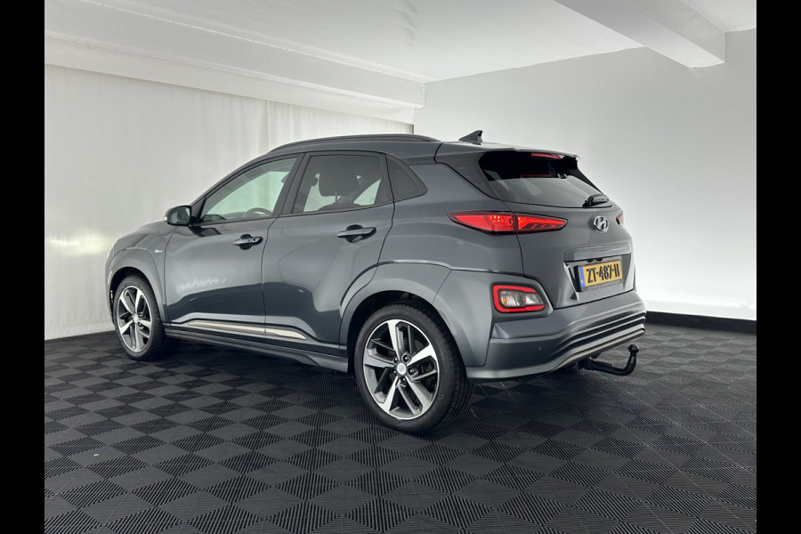 Hyundai Kona EV Premium 64 kWh (INCL-BTW) *FULL-LEATHER | HEAD-UP | FULL-LED | NAVI-FULLMAP | DAB | ADAPTIVE-CRUISE | KRELL-AUDIO | KEYLESS | CAMERA | BLIND-SPOT | LANE-ASSIST | VIRTUAL-COCKPIT | TOWBAR | COMFORT-SEATS | 1