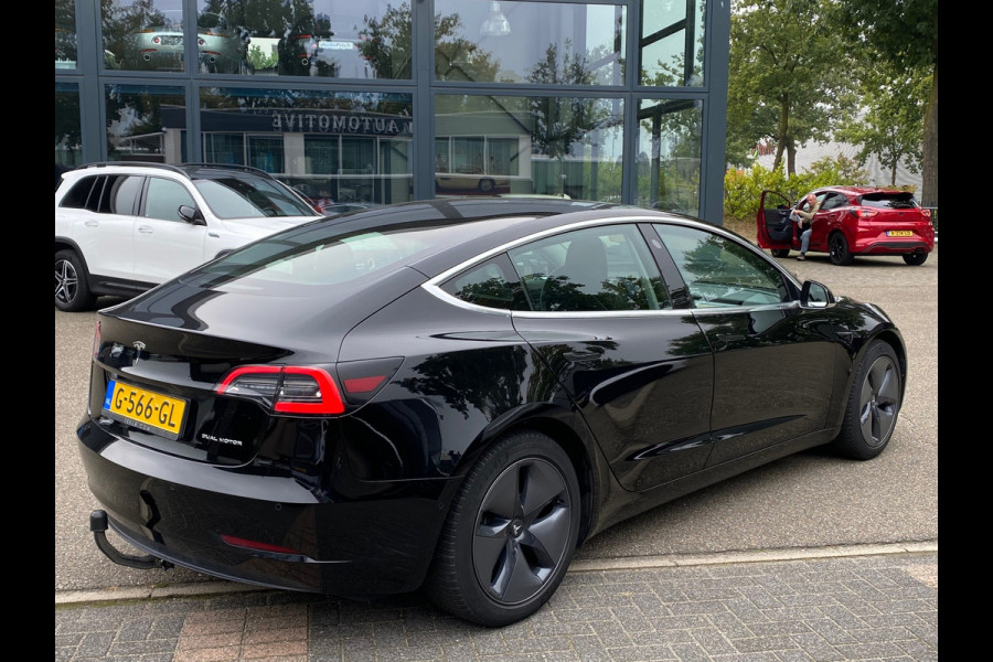 Tesla Model 3 Long Range AWD 75 kWh TREKHAAK AFN. 1000KG trekgewicht. | rijklaarprijs incl. 12mnd BOVAG