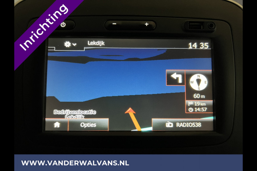 Renault Trafic 1.6 dCi L2H1 inrichting Euro6 Airco | Navigatie | Imperiaal | Trekhaak cruisecontrol, parkeersensoren, bijrijdersbank