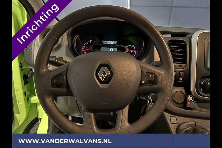 Renault Trafic 1.6 dCi L2H1 inrichting Euro6 Airco | Navigatie | Imperiaal | Trekhaak cruisecontrol, parkeersensoren, bijrijdersbank