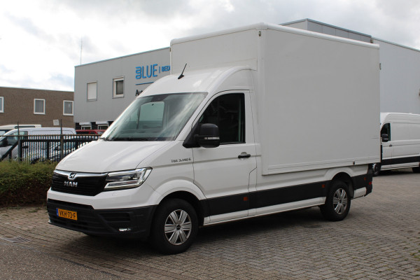 MAN E-TGE ETGE 3.140 ATHLET Automaat Bakwagen Meubelbak ✓ airco ✓ navigatie ✓ cruise control ✓ Led ✓ Koffer