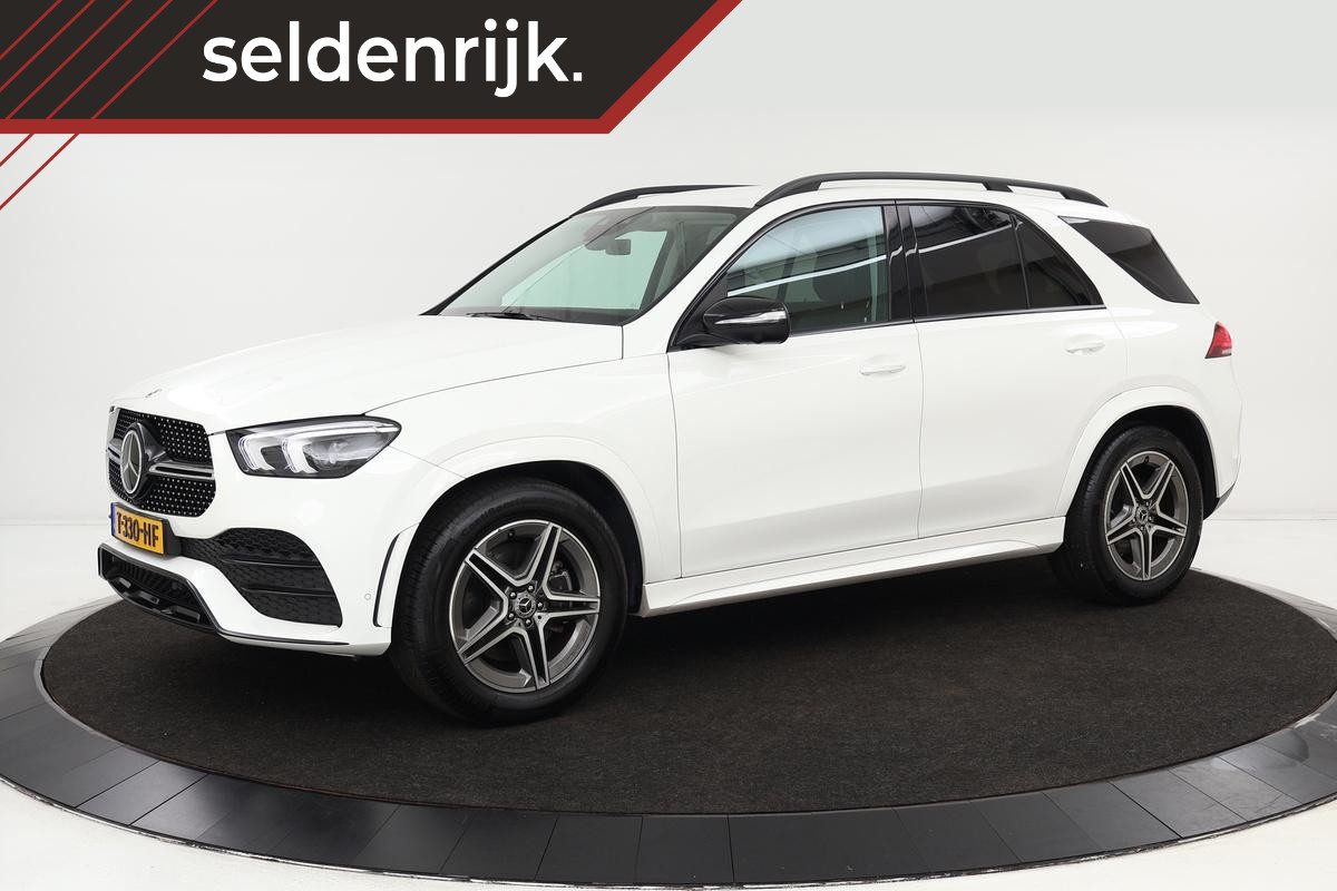 Mercedes-Benz GLE 300d 4Matic AMG Night | Trekhaak | Adaptive cruise | Burmester | Leder | 360 camera | Stoelverwarming | Carplay | Memory | Navigatie