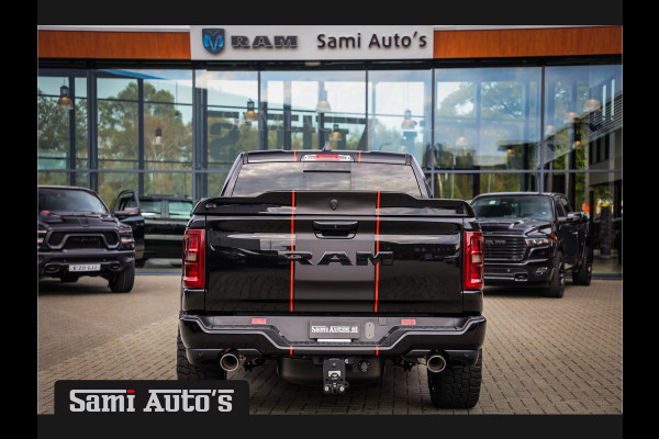 Dodge Ram 2025 LARAMIE NIGHT PREMIUM | BOM VOL + 14.4 INCH SCHERM BOM VOL | LUCHTVERING | HUD | HURRICAN 420PK 636 Nm TWIN TURBO | PRIJS M DUBBELE CABINE | PICK UP | 5 PERSOONS | DC | GRIJSKENTEKEN | VOORRAAD NR 2222 - 5039