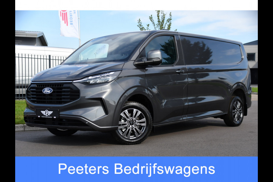 Ford Transit Custom 320 2.0 TDCI L2H1 Limited Adaptieve Cruise, Camera, Carplay, 170PK, 2 x Schuifdeur, Multimedia, Keyless, LED,