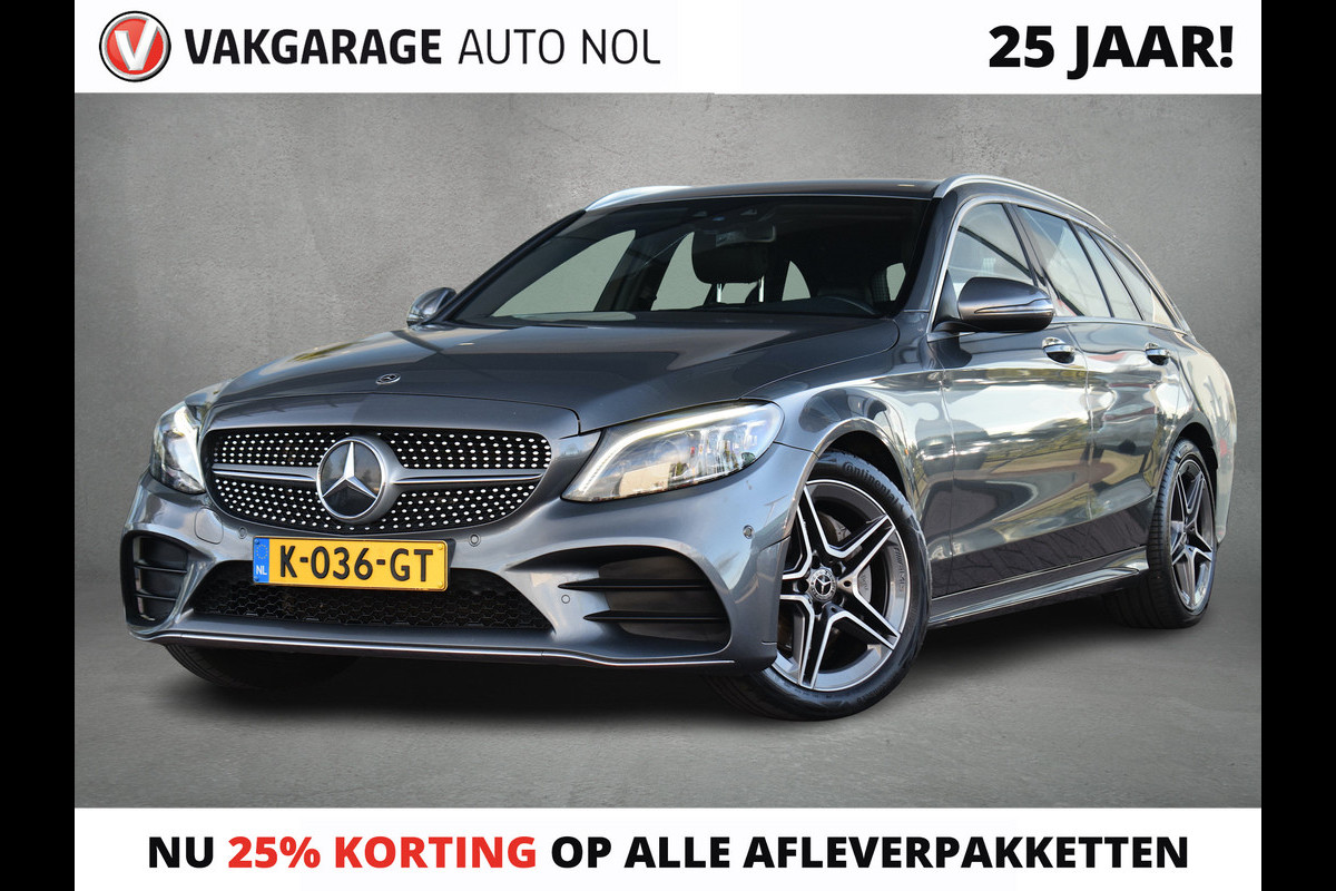 Mercedes-Benz C-Klasse Estate 180 Business Solution AMG | Trekhaak | Virtual | Leer/ Alcantara | Stoelverw.