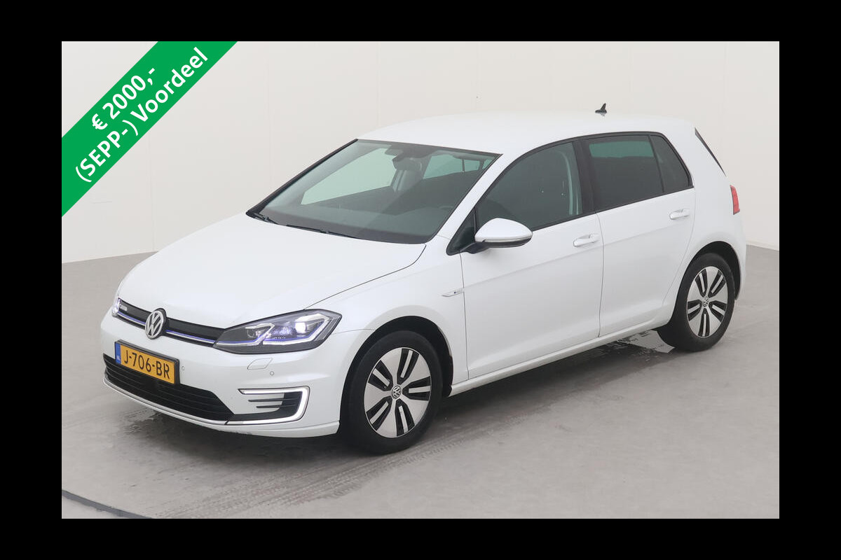 Volkswagen e-Golf e-Golf 11900,- NA SUBSIDIE! NL AUTO | VIRTUAL COCKPIT | STOELVERW |