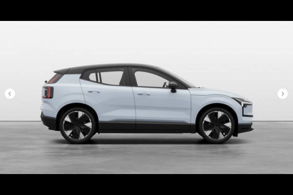 Volvo EX30 €44.234 fiscaal (SEPP) Automaat Ext. Range Plus /Adaptieve Cruise Control/ Dodehoek Detectie / Parkeersensoren voor en achter/ Achteruitrijcamera/ Warmtepomp/ Google Services/ Climate Pack/