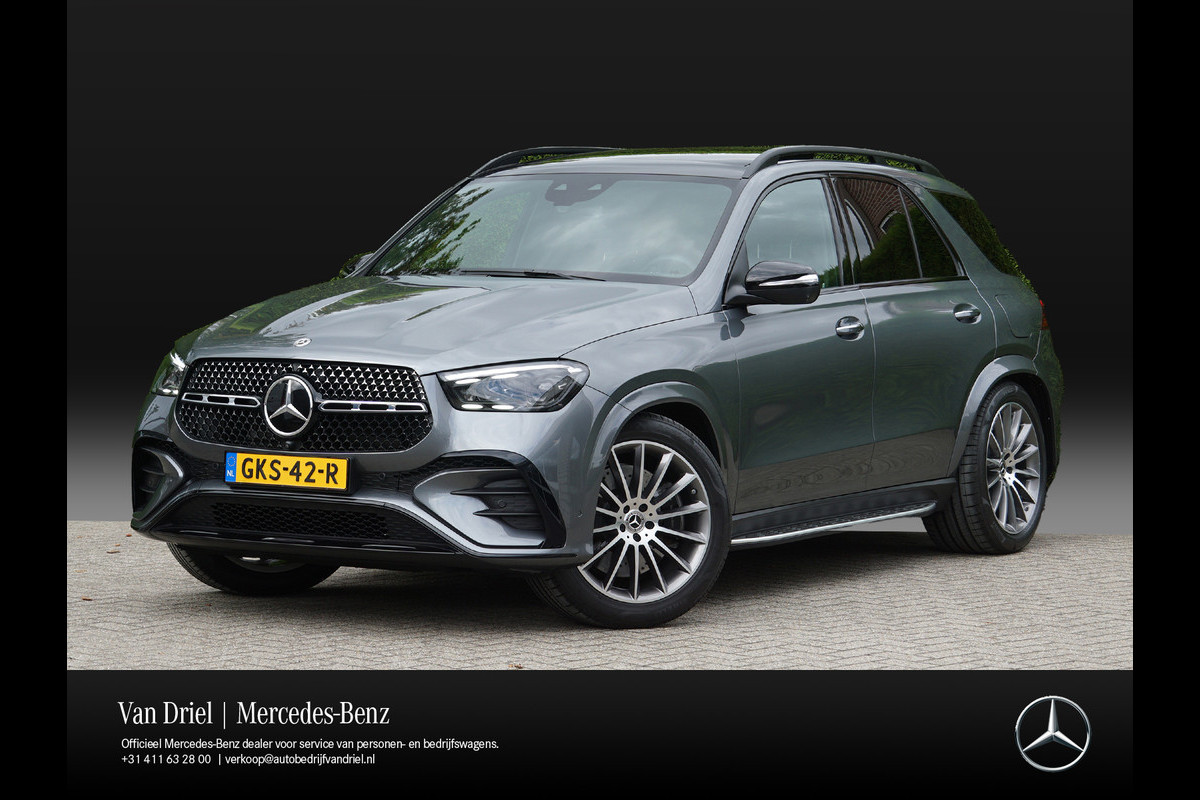 Mercedes-Benz GLE 400 e 4MATIC AMG Line | Luchtvering Burmester Pano Memory Distronic Trekhaak Keyless