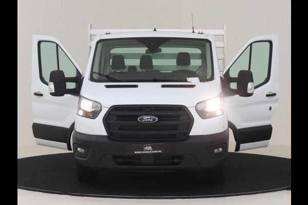 Ford Transit 350L 170 PK AUTOMAAT FWD L2 Trend OPEN LAADBAK AIRCO CRUISE CONTROL TREKHAAK DAB+