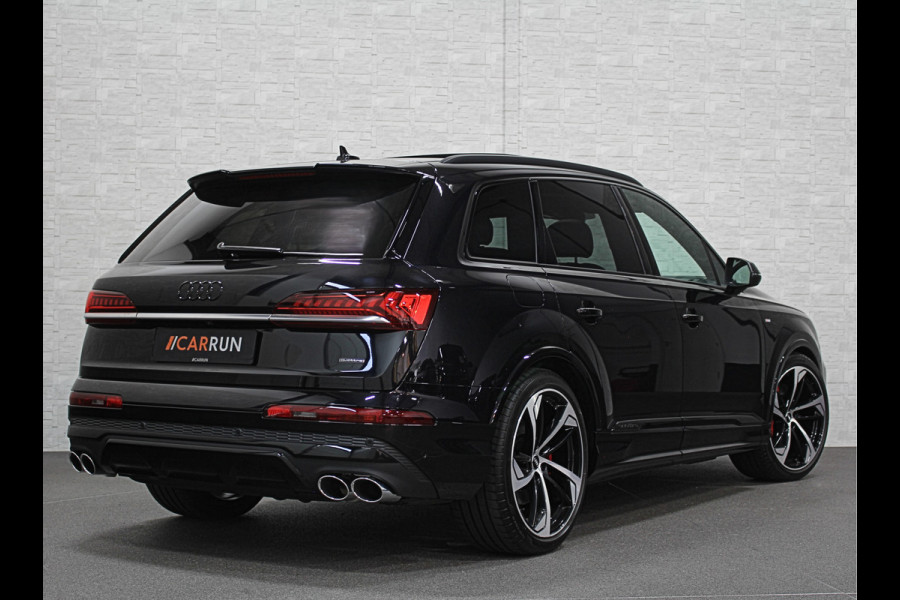 Audi Q7 55 TFSI e S-Line | Panorama | Leder | Luchtvering | LED-Matrix | Keyless-Go | Memory | Stoelverwarming V+A | Camera | Virtual-Cockpit | 3-Zone Clima | Draadloos Laden | Standkachel | Getint Glas |