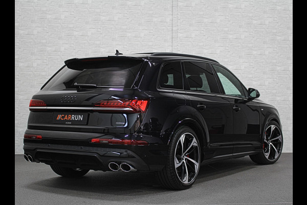 Audi Q7 55 TFSI e S-Line | Panorama | Leder | Luchtvering | LED-Matrix | Keyless-Go | Memory | Stoelverwarming V+A | Camera | Virtual-Cockpit | 3-Zone Clima | Draadloos Laden | Standkachel | Getint Glas |