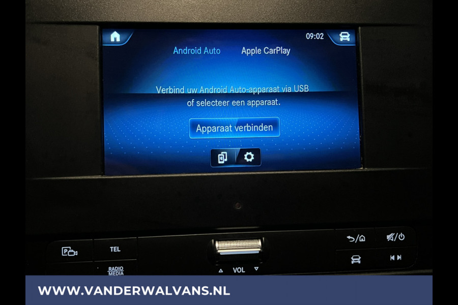 Mercedes-Benz Sprinter 315 CDI 150pk L3H2 Euro6 Airco | Camera | Apple Carplay | Android Auto Parkeersensoren, Bijrijdersbank