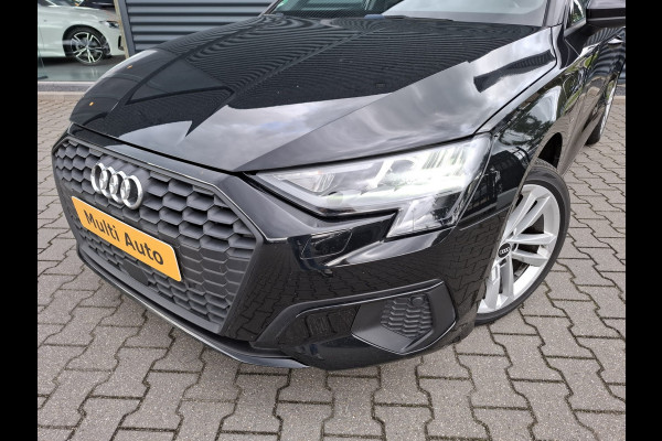 Audi A3 Sportback 40 TFSI e Edition Plug in Hybrid 204pk PHEV | Lederen Sportstoelen | Head Up | Apple Carplay | Navigatie | Camera | Cruise Control | Climate Control |