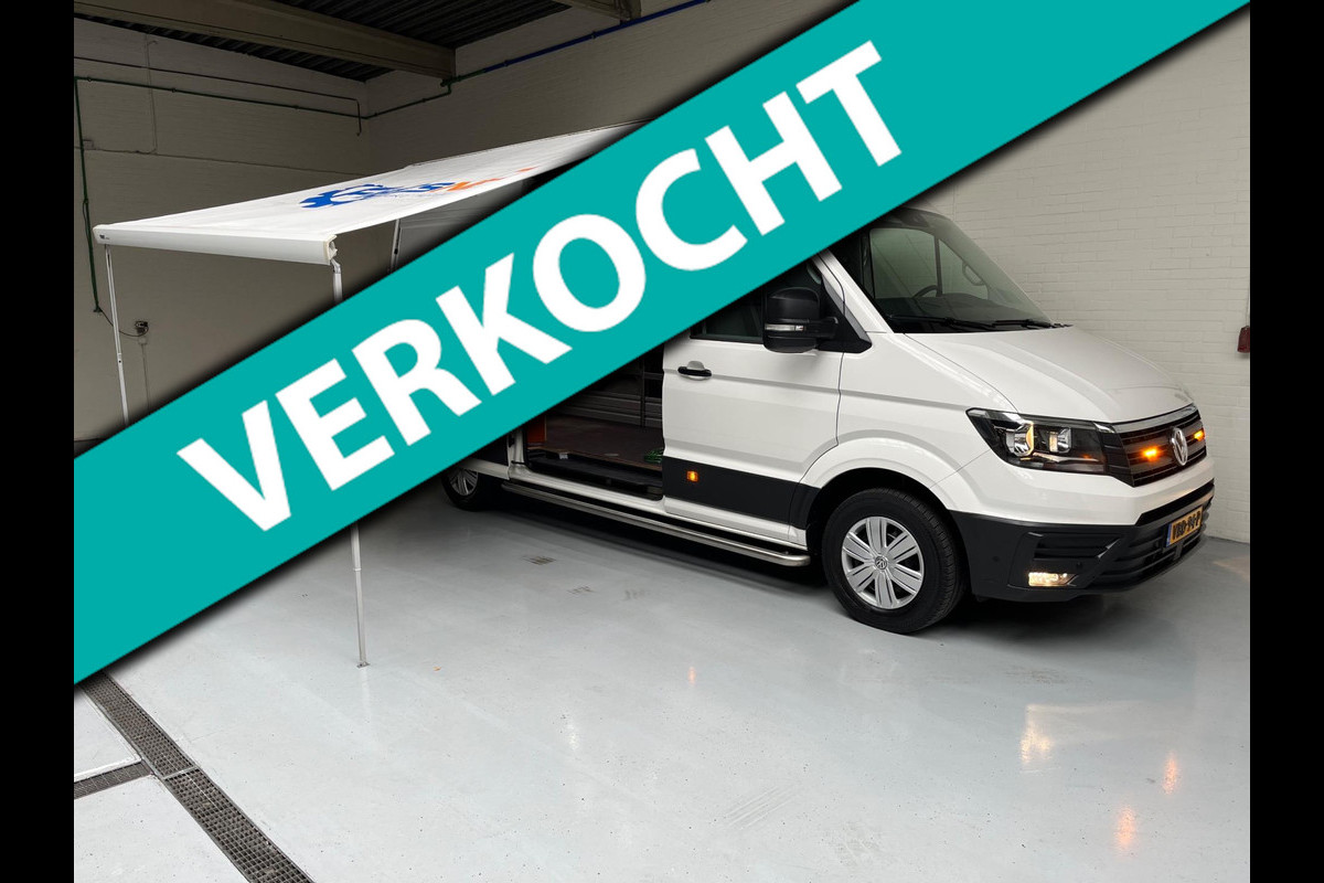 Volkswagen Crafter SERVICEWAGEN 35 2.0 TDI euro6 L3H3 (oude L2H2) Comfortline 3Persoons, Omvormer, Aluca, Luifel, RIJKLAARPRIJS