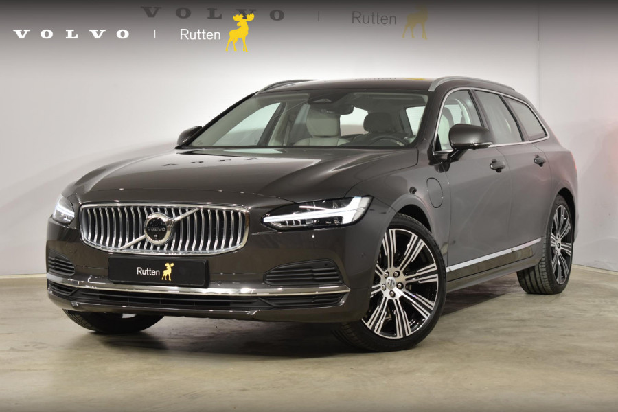 Volvo V90 T6 350PK Longe Range Recharge AWD Plus Bright / Adpatieve cruise control/ BLIS/ Elektrische stoelen/ Luchtvering/ Stoel en stuurwielverwarming/ Parkeersensoren met camera