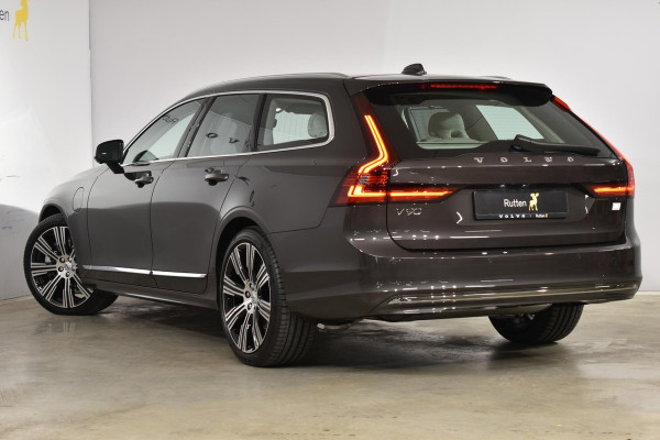 Volvo V90 T6 350PK Longe Range Recharge AWD Plus Bright / Adpatieve cruise control/ BLIS/ Elektrische stoelen/ Luchtvering/ Stoel en stuurwielverwarming/ Parkeersensoren met camera