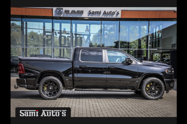 Dodge Ram 2025 LARAMIE NIGHT | 14,4 SCHERM + 10.2 INCH PASSENGER SCREEN | HURRICAN 420PK 636 Nm TWIN TURBO | PRIJS MET LPG EN COVER EN GAR DUBBELE CABINE | PICK UP | 5 PERSOONS | DC | GRIJSKENTEKEN | VOORAAD 2220 - 5039