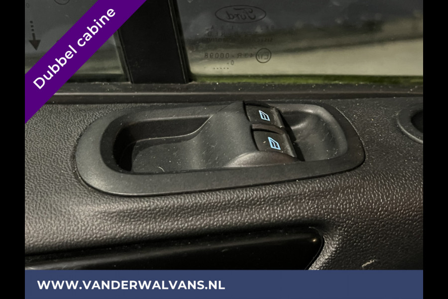 Ford Transit Custom 2.0 TDCI Automaat L2H1 Dubbele Cabine Euro6 Airco | 2x zijdeur | Navigatie | Camera Trekhaak, LED, Cruisecontrol, Parkeersensoren, Stoelverwarming, Verwarmde voorruit, Dakdragers, Android Auto, Apple Carplay, 5-zits