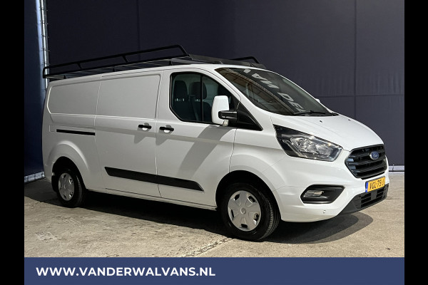 Ford Transit Custom 2.0 TDCI 130pk L2H1 Euro6 Airco | 2x zijdeur | Imperiaal | Navigatie | Android Auto LED, Cruisecontrol, Parkeersensoren, Verwarmde voorruit, Bijrijdersbank