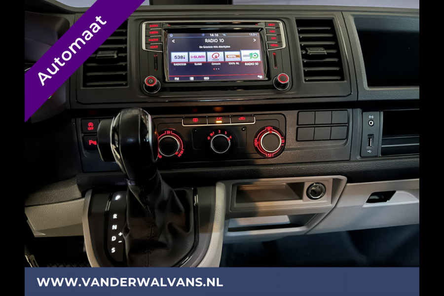 Volkswagen Transporter 2.0 TDI 150pk Automaat L2H1 inrichting Euro6 Airco | Omvormer | Camera | Navigatie Apple Carplay, Android Auto, Cruisecontrol, Parkeersensoren, Trekhaak, Achterklep