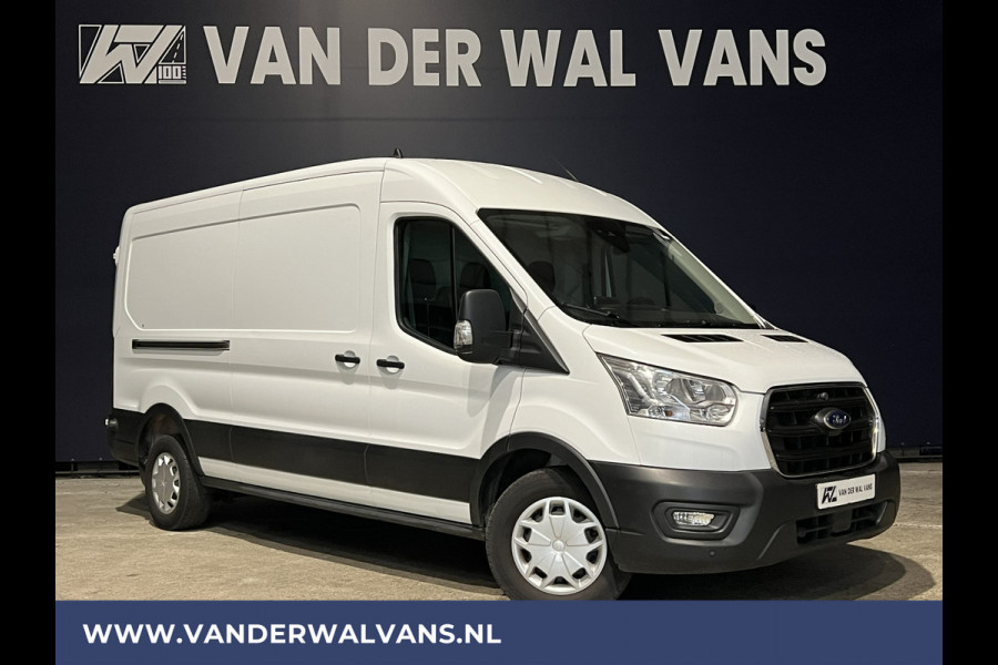 Ford Transit 2.0 TDCI 131pk L3H2 Euro6 Airco | Camera | Navigatie | Apple Carplay Cruisecontrol, LED, Parkeersensoren, Stoelverwarming, Verwarmde voorruit, Bijrijdersbank