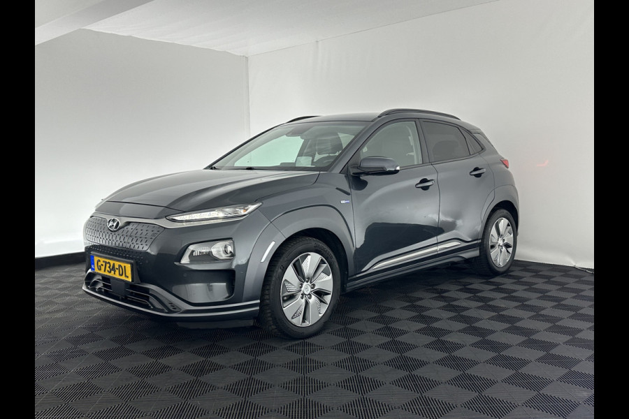 Hyundai Kona EV Premium 64 kWh (INCL-BTW) *VOLLEDER | HEAD-UP | FULL-LED | NAVI-FULLMAP | DAB | ADAPTIVE-CRUISE | KRELL-AUDIO | KEYLESS | CAMERA | BLIND-SPOT | LANE-ASSIST | VIRTUAL-COCKPIT | COMFORT-SEATS | 17''ALU*