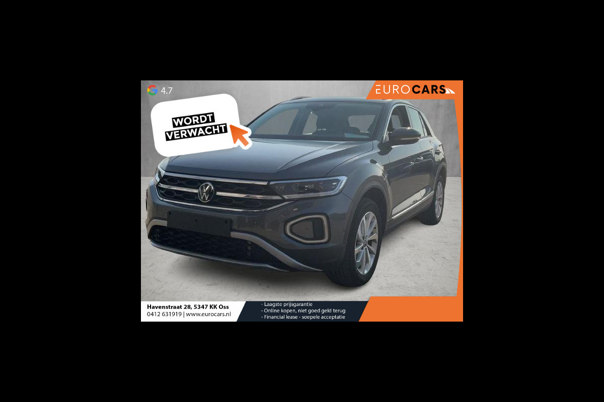 Volkswagen T-Roc 1.5 TSI Style Plus DSG | Navigatie | Apple Carplay/Android Auto | Electrisch bedienbare achterklep | Dab | Adaptive  Cruise Control | Digitale Cockpit