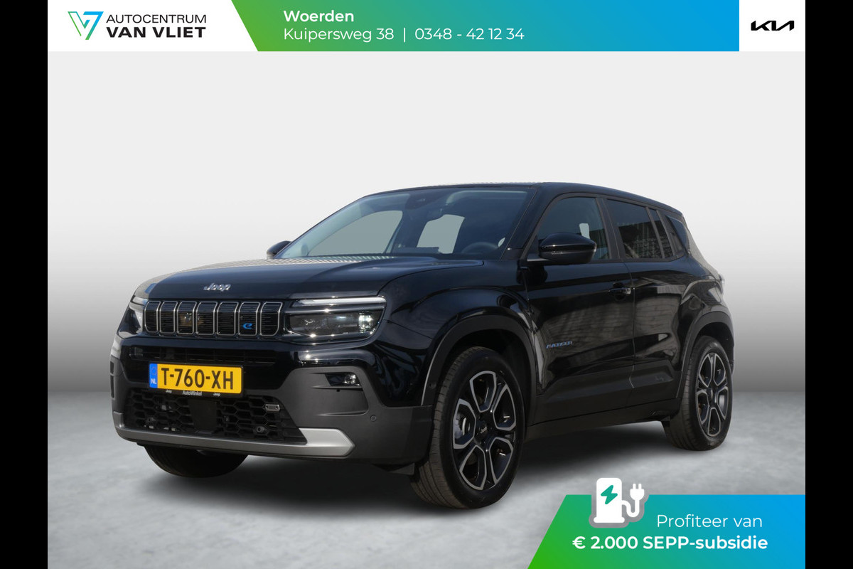 Jeep Avenger 1st Edition 54 kWh | 18inch | Navigatie | Adaptieve Cruise Control | SEPP Subsidie € 2.000,- beschikbaar