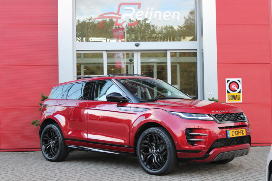 Land Rover Range Rover Evoque 1.5 P300e AWD R-DYNAMIC HSE | PANORAMISCH SCHUIFKANTELDAK | NAVIGATIE | ACHTERUITRIJ CAMERA | CLIMATE CONTROL | 20" LICHTMETALEN VELGEN | ADAPTIVE CRUISE CONTROL | DIGITALE BINNENSPIEGEL  | ELEKTRISCHE STOEL VERSTELLING MET GEHEUGEN | STUUR / STOEL VERWARMING | VOORRUIT VERWARMING |