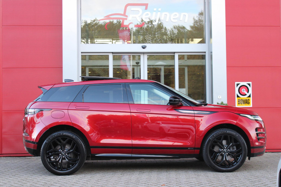 Land Rover Range Rover Evoque 1.5 P300e AWD R-DYNAMIC HSE | PANORAMISCH SCHUIFKANTELDAK | NAVIGATIE | ACHTERUITRIJ CAMERA | CLIMATE CONTROL | 20" LICHTMETALEN VELGEN | ADAPTIVE CRUISE CONTROL | DIGITALE BINNENSPIEGEL  | ELEKTRISCHE STOEL VERSTELLING MET GEHEUGEN | STUUR / STOEL VERWARMING | VOORRUIT VERWARMING |