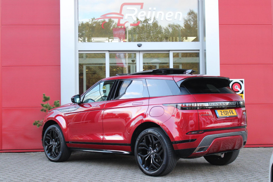 Land Rover Range Rover Evoque 1.5 P300e AWD R-DYNAMIC HSE | PANORAMISCH SCHUIFKANTELDAK | NAVIGATIE | ACHTERUITRIJ CAMERA | CLIMATE CONTROL | 20" LICHTMETALEN VELGEN | ADAPTIVE CRUISE CONTROL | DIGITALE BINNENSPIEGEL  | ELEKTRISCHE STOEL VERSTELLING MET GEHEUGEN | STUUR / STOEL VERWARMING | VOORRUIT VERWARMING |