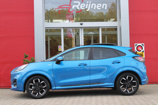 Ford Puma 1.0 EcoBoost Hybrid ST-Line X 125PK | PANORAMADAK | 18" LICHTMETALEN | B&O PREMIUM AUDIO | KEYLESS ENTRY / START | STOEL / STUUR VERWARMING | VOORRUIT VERWARMING | ACHTERUITRIJCAMERA | APPLE CARPLAY / ANDROID AUTO | ELEKTRISCHE ACHTERKLEP | ADAPTIVE CRUISE CONTROL |