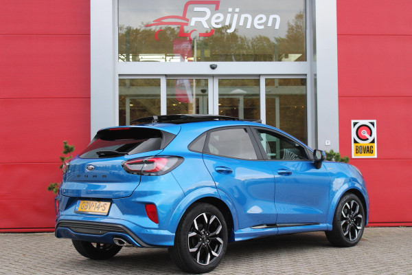 Ford Puma 1.0 EcoBoost Hybrid ST-Line X 125PK | PANORAMADAK | 18" LICHTMETALEN | B&O PREMIUM AUDIO | KEYLESS ENTRY / START | STOEL / STUUR VERWARMING | VOORRUIT VERWARMING | ACHTERUITRIJCAMERA | APPLE CARPLAY / ANDROID AUTO | ELEKTRISCHE ACHTERKLEP | ADAPTIVE CRUISE CONTROL |