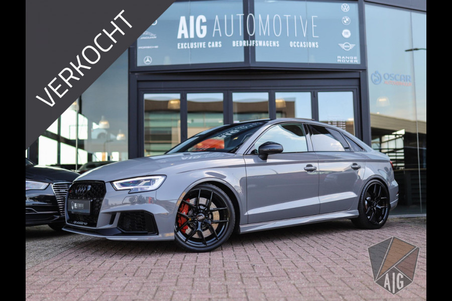 Audi RS 3 Limousine 2.5 TFSI A3 quattro | Vol opties!| RS Schaalstoelen | Carbon/Leder Stuurwiel | 19" Motec | Camera