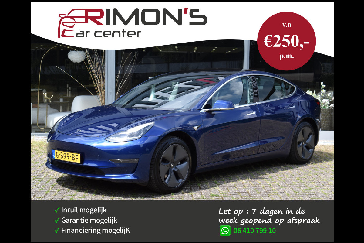 Tesla Model 3 ACTIE !! ACTIE !! ACTIE Pano Nav Pdc Camera Leder AutoPilot 1 Ste Eigenaar