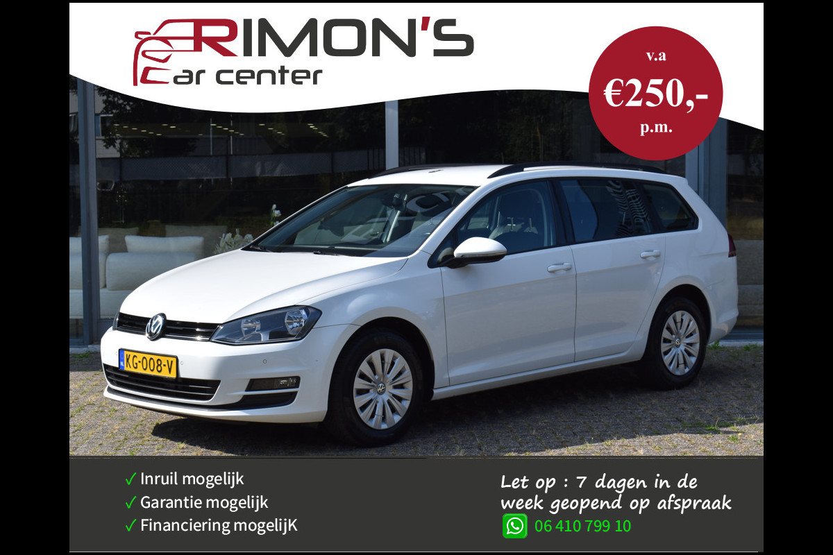 Volkswagen GOLF Variant 1.6 TDI ACTIE !! ACTIE !! ACTIE Automaat CarPlay Dealer Onderhouden 1 ste Eigenaar