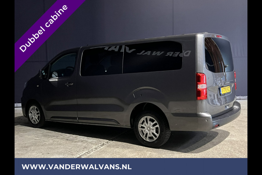 Peugeot Expert 2.0 BlueHDI 123pk L3H1 Dubbele cabine Euro6 Airco | Navigatie | Apple Carplay Android Auto, Cruisecontrol, Parkeersensoren, 5-Zits, Achterklep, 2500kg trekvermogen