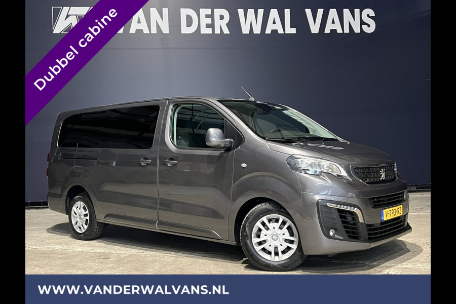 Peugeot Expert 2.0 BlueHDI 123pk L3H1 Dubbele cabine Euro6 Airco | Navigatie | Apple Carplay Android Auto, Cruisecontrol, Parkeersensoren, 5-Zits, Achterklep, 2500kg trekvermogen