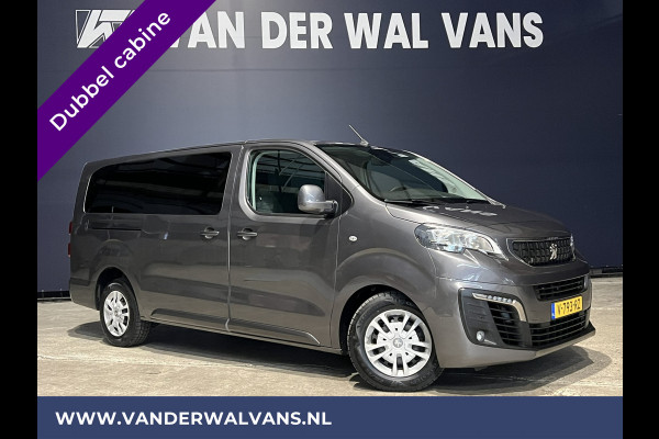 Peugeot Expert 2.0 BlueHDI 123pk L3H1 Dubbele cabine Euro6 Airco | Navigatie | Apple Carplay Android Auto, Cruisecontrol, Parkeersensoren, 5-Zits, Achterklep, 2500kg trekvermogen