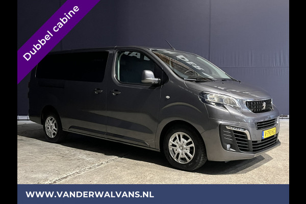 Peugeot Expert 2.0 BlueHDI 123pk L3H1 Dubbele cabine Euro6 Airco | Navigatie | Apple Carplay Android Auto, Cruisecontrol, Parkeersensoren, 5-Zits, Achterklep, 2500kg trekvermogen