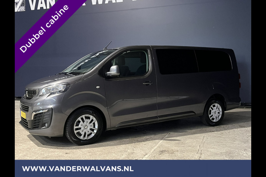 Peugeot Expert 2.0 BlueHDI 123pk L3H1 Dubbele cabine Euro6 Airco | Navigatie | Apple Carplay Android Auto, Cruisecontrol, Parkeersensoren, 5-Zits, Achterklep, 2500kg trekvermogen