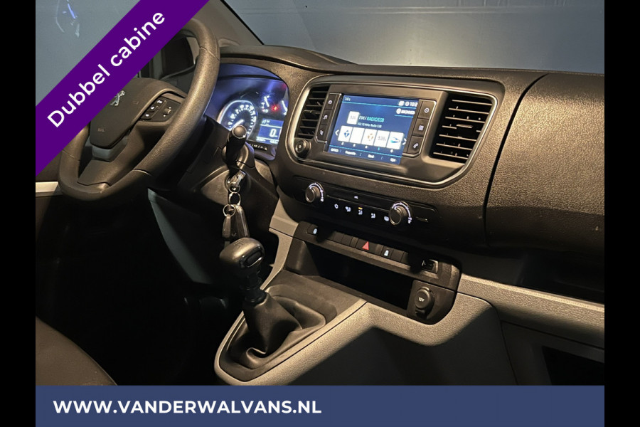 Peugeot Expert 2.0 BlueHDI 123pk L3H1 Dubbele cabine Euro6 Airco | Navigatie | Apple Carplay Android Auto, Cruisecontrol, Parkeersensoren, 5-Zits, Achterklep, 2500kg trekvermogen