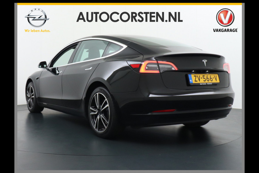 Tesla Model 3 SR+60kWh 325PK AutoPilot FSD.vb Leer PanoDak Adaptive cruise 18" Camera's Elektr.-Stuur+Stoelen+Spiegels+Geheugen+Easy-Entry+Ver Ecc Navigatiesysteem full map LED-a+v Comfortstoel(en) ACC Dual-ECC DAB Voorverwarmen interieur via App Keyless via Telefoonsleutel One-Pedal-Drive Origin. NLse auto !