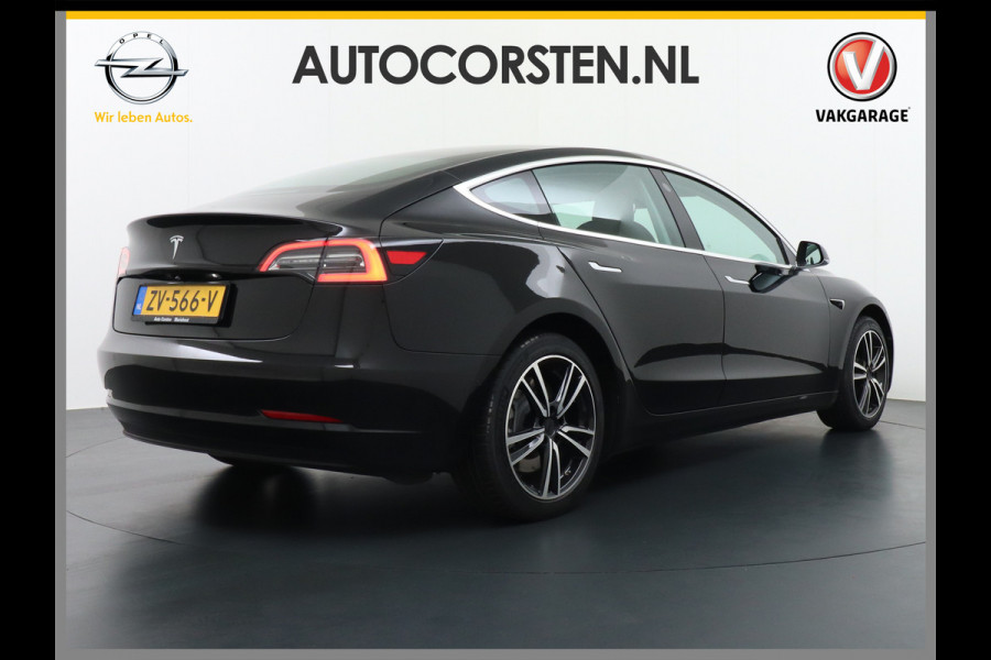 Tesla Model 3 SR+60kWh 325PK AutoPilot FSD.vb Leer PanoDak Adaptive cruise 18" Camera's Elektr.-Stuur+Stoelen+Spiegels+Geheugen+Easy-Entry+Ver Ecc Navigatiesysteem full map LED-a+v Comfortstoel(en) ACC Dual-ECC DAB Voorverwarmen interieur via App Keyless via Telefoonsleutel One-Pedal-Drive Origin. NLse auto !