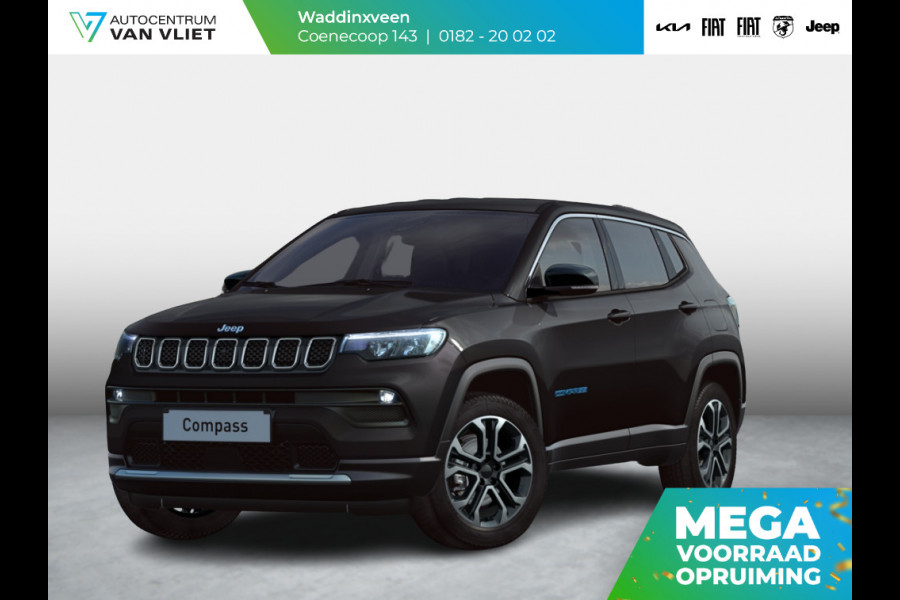 Jeep Compass 4xe 190 Plug-in Hybrid Electric Altitude | Clima | Adapt. Cruise | 18" | Keyless | Winter Pack | Safety Pack | Voorraad actie !