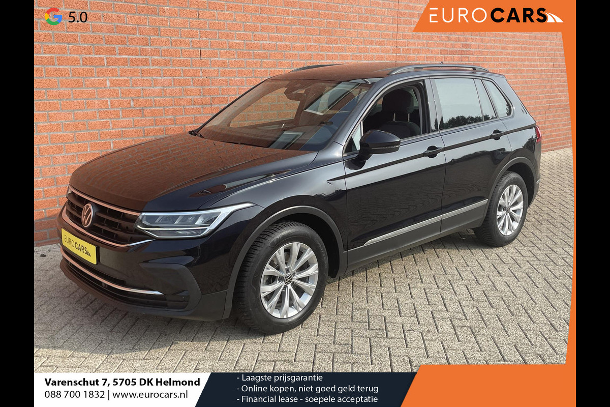 Volkswagen Tiguan 1.5 TSI 150pk DSG Life Panoramadak Navigatie Apple Carplay / Android Auto Parkeersensoren Adaptive Cruise Control Stoel- en stuurverwarming Ledverlichting Getinte ramen Climate Control